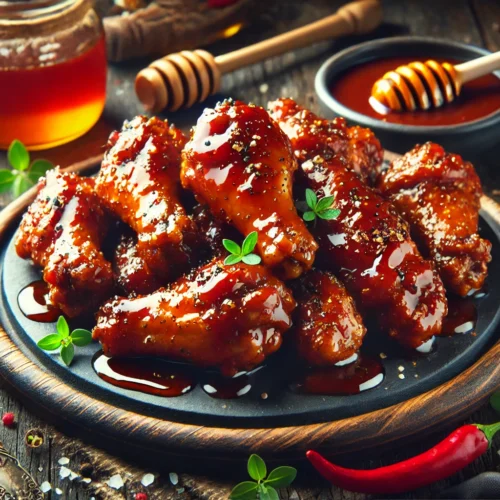 Hot Honey BBQ Wings