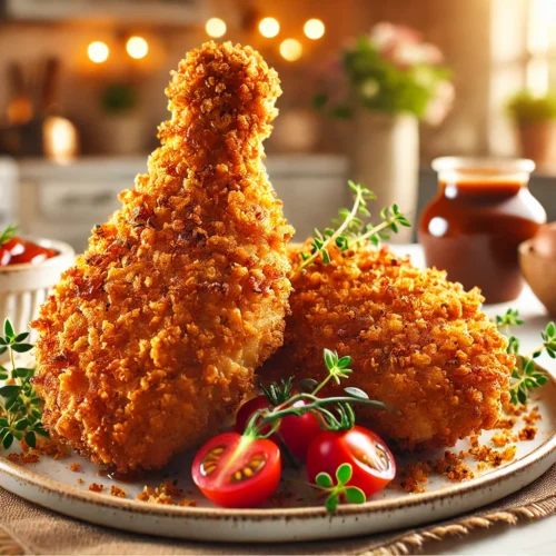 Crunchy Crumbed Chicken