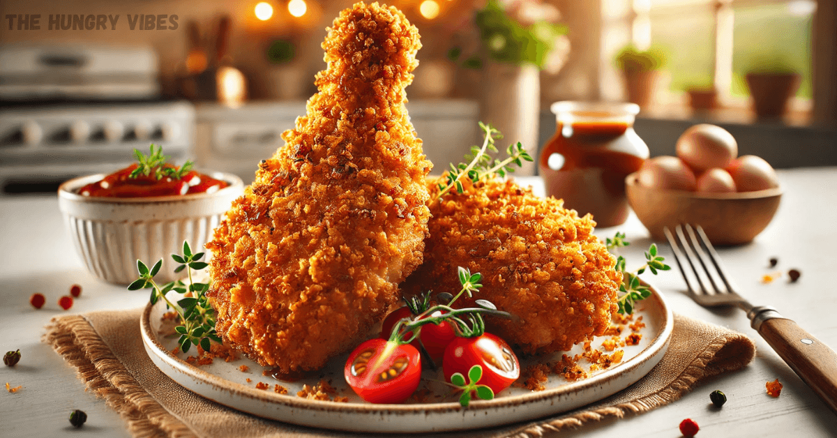 Crispy crumbed chicken