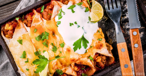 Cheesy Beef Enchiladas