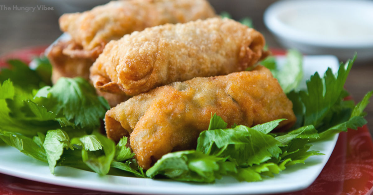 Buffalo Chicken Egg Rolls