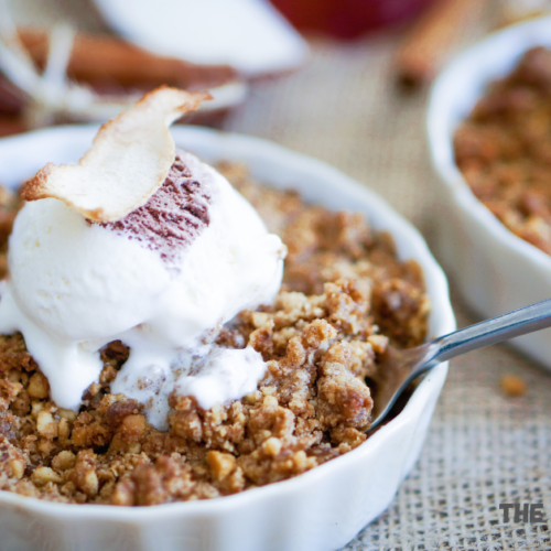 Air Fryer Apple Crisp with Gala Apples