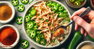 How to Adjust the Spice Level"of shredded chicken salad