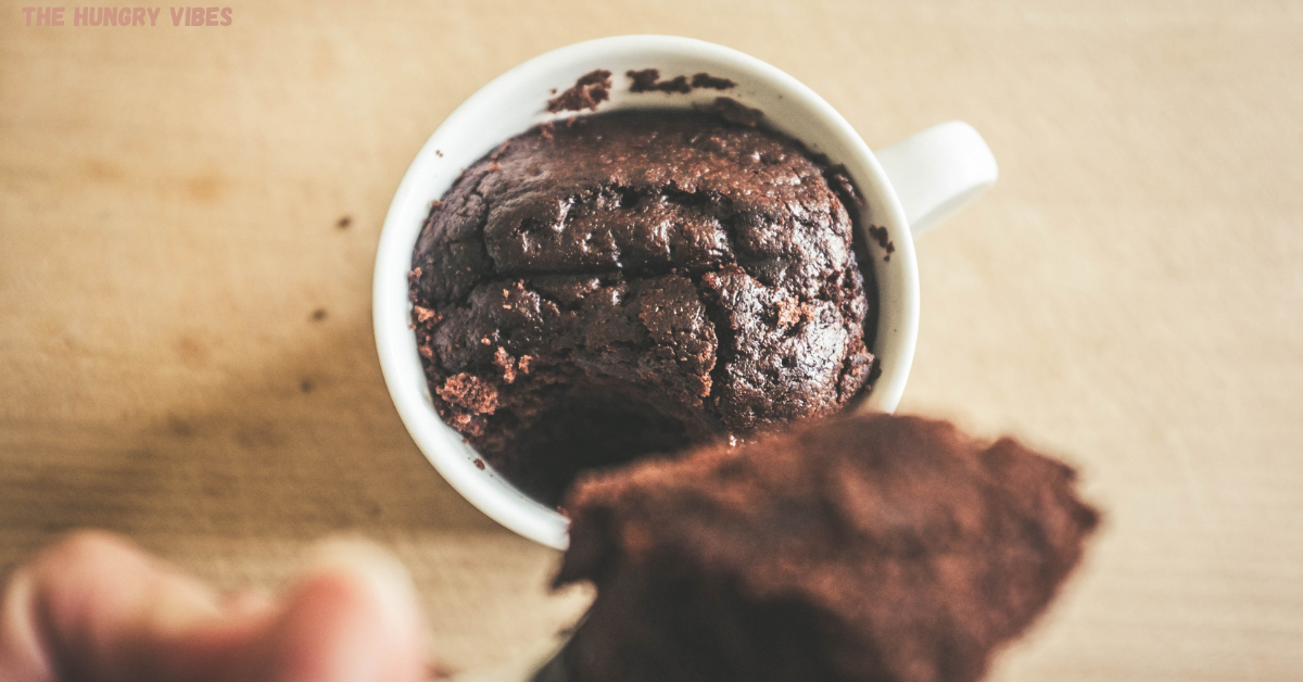 Healthy mug brownie