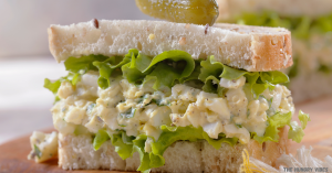 Serve egg salad as Sandwich