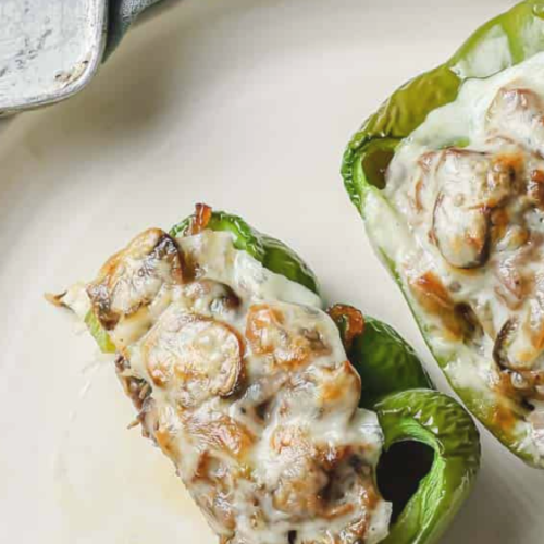 Philly Cheese-steak Stuffed Peppers