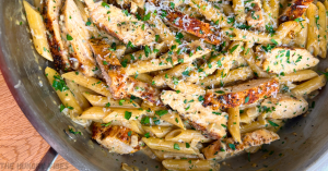 Garlic Parmesan Chicken Pasta