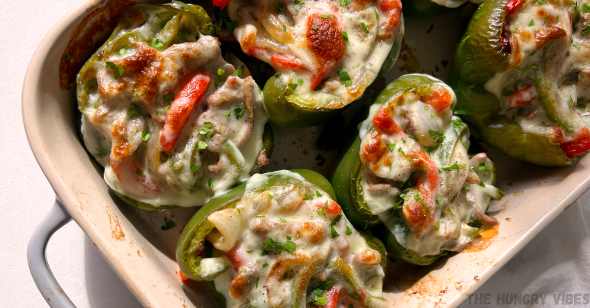 Philly Cheesesteak Stuffed Peppers